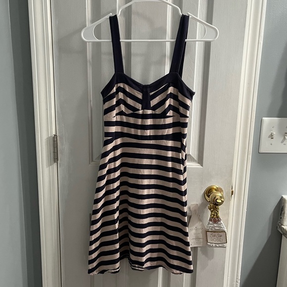 Striped Flowy Dress - Picture 1 of 8